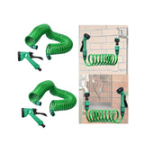Maxbell Coil Garden Hose with Spray Nozzle Fruit and Vegetable Irrigation Water Hose 7.5Meter