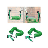 Maxbell Coil Garden Hose with Spray Nozzle Fruit and Vegetable Irrigation Water Hose 7.5Meter