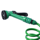 Maxbell Coil Garden Hose with Spray Nozzle Fruit and Vegetable Irrigation Water Hose 10Meter