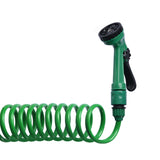Maxbell Coil Garden Hose with Spray Nozzle Fruit and Vegetable Irrigation Water Hose 10Meter