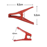 Maxbell 100x Plant Support Clips Plants Stem Clamp for Tomato Loofahs Trellis Fruits Flat Type S