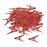 Maxbell 100x Plant Support Clips Plants Stem Clamp for Tomato Loofahs Trellis Fruits Flat Type S