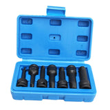 Maxbell 7Pcs Damaged Screw Extractor Square Handle Easy Out Steel Bolt Extractor Set
