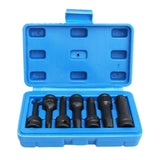 Maxbell 7Pcs Damaged Screw Extractor Square Handle Easy Out Steel Bolt Extractor Set