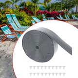 Maxbell 2inchx10ft Patio Chairs Repair Vinyl Straps Accessory for Restaurants Chairs