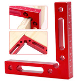 Maxbell 90 Degree Positioning Square Clear Scale Easy to Use Right Angle Fixing Clip