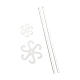 Maxbell 2 Pieces Plant Support Stakes Plant Stakes for Balcony Houseplant Greenhouse