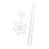 Maxbell 2 Pieces Plant Support Stakes Plant Stakes for Balcony Houseplant Greenhouse