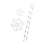 Maxbell 2 Pieces Plant Support Stakes Plant Stakes for Balcony Houseplant Greenhouse