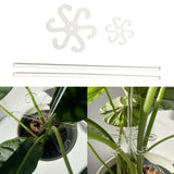 Maxbell 2 Pieces Plant Support Stakes Plant Stakes for Balcony Houseplant Greenhouse