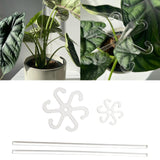 Maxbell 2 Pieces Plant Support Stakes Plant Stakes for Balcony Houseplant Greenhouse
