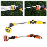 Maxbell Maxbell Long Hose Nozzle Sprayer Farm Lawn Porch Yard Flower Bed Ball Valves 18.70'' yellow