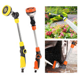 Maxbell Maxbell Long Hose Nozzle Sprayer Farm Lawn Porch Yard Flower Bed Ball Valves 18.70'' yellow