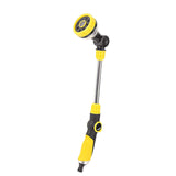 Maxbell Maxbell Long Hose Nozzle Sprayer Farm Lawn Porch Yard Flower Bed Ball Valves 18.70'' yellow