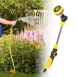 Maxbell Maxbell Long Hose Nozzle Sprayer Farm Lawn Porch Yard Flower Bed Ball Valves 18.70'' yellow