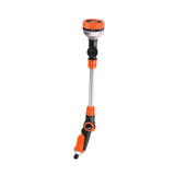 Maxbell Long Hose Nozzle Sprayer Farm Lawn Porch Yard Flower Bed Ball Valves 18.70'' orange