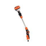 Maxbell Long Hose Nozzle Sprayer Farm Lawn Porch Yard Flower Bed Ball Valves 18.70'' orange