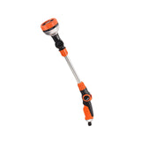 Maxbell Long Hose Nozzle Sprayer Farm Lawn Porch Yard Flower Bed Ball Valves 18.70'' orange
