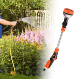 Maxbell Long Hose Nozzle Sprayer Farm Lawn Porch Yard Flower Bed Ball Valves 18.70'' orange