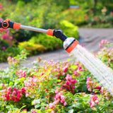 Maxbell Long Hose Nozzle Sprayer Farm Lawn Porch Yard Flower Bed Ball Valves 18.70'' orange