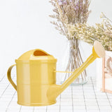 Maxbell Watering Can 1.5L Jar Portable Practical Watering Pot for Lawn Patio Outdoor Yellow