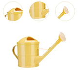 Maxbell Watering Can 1.5L Jar Portable Practical Watering Pot for Lawn Patio Outdoor Yellow