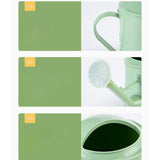 Maxbell Watering Can 1.5L Jar Portable Practical Watering Pot for Lawn Patio Outdoor Green