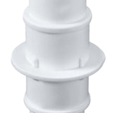 Maxbell Pool Hose Connector Coupling Adapter 1-1/4" or 1-1/2" Adapter Parts Portable with 4 Hose Clamps