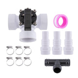 Maxbell Pool 3 Ways Diverter Valve Set 1.5" Easy Installation Universal Hose Adapter