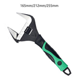 Maxbell Adjustable Wrench Sturdy Multipurpose Plumber Wrench for Garage DIY Workshop 6inch
