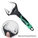 Maxbell Adjustable Wrench Sturdy Multipurpose Plumber Wrench for Garage DIY Workshop 6inch