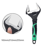 Maxbell Adjustable Wrench Sturdy Multipurpose Plumber Wrench for Garage DIY Workshop 6inch