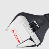 Maxbell Adjustable Wrench Sturdy Multipurpose Plumber Wrench for Garage DIY Workshop 6inch