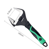 Maxbell Adjustable Wrench Sturdy Multipurpose Plumber Wrench for Garage DIY Workshop 6inch