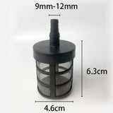 Maxbell Household Hose Filter Black Stainless Steel Encryption Filter for Sprayers Small