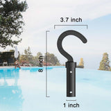 Maxbell Pool Robotic Cleaner Hook Resistant for Pool Vacuum Pool Hook for Poles