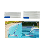 Maxbell Aluminum Telescopic Pool Pole Sturdy Generic for Pool Netting Extension Pole 3 Section 110cm