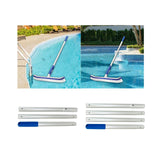 Maxbell Aluminum Telescopic Pool Pole Sturdy Generic for Pool Netting Extension Pole 3 Section 110cm