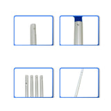 Maxbell Aluminum Telescopic Pool Pole Sturdy Generic for Pool Netting Extension Pole 3 Section 110cm