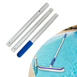 Maxbell Aluminum Telescopic Pool Pole Sturdy Generic for Pool Netting Extension Pole 3 Section 110cm