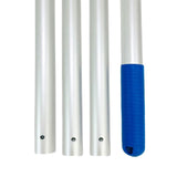 Maxbell Aluminum Telescopic Pool Pole Sturdy Generic for Pool Netting Extension Pole 4 Section 140cm
