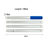 Maxbell Aluminum Telescopic Pool Pole Sturdy Generic for Pool Netting Extension Pole 4 Section 140cm