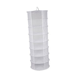 Maxbell 2ft 8 Layer Plant Hanging Dry Mesh Net Lightweight with Carry Bag Breathable White