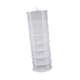 Maxbell 2ft 8 Layer Plant Hanging Dry Mesh Net Lightweight with Carry Bag Breathable White