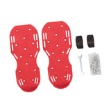 Maxbell Maxbell Yard Aerator Shoes Adjustable Strap Nails Lawn Sandals for Yard Patio Gardens Red