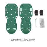 Maxbell Yard Aerator Shoes Adjustable Strap Nails Lawn Sandals for Yard Patio Gardens Green