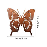 Maxbell Metal Rust Butterfly Butterfly Art Wall Decor for Bedroom Wedding Farmhouse