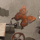 Maxbell Metal Rust Butterfly Butterfly Art Wall Decor for Bedroom Wedding Farmhouse