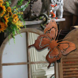 Maxbell Metal Rust Butterfly Butterfly Art Wall Decor for Bedroom Wedding Farmhouse