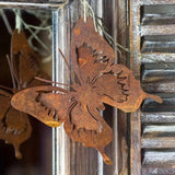 Maxbell Metal Rust Butterfly Butterfly Art Wall Decor for Bedroom Wedding Farmhouse